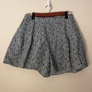 Madewell Blue Floral Women's Shorts